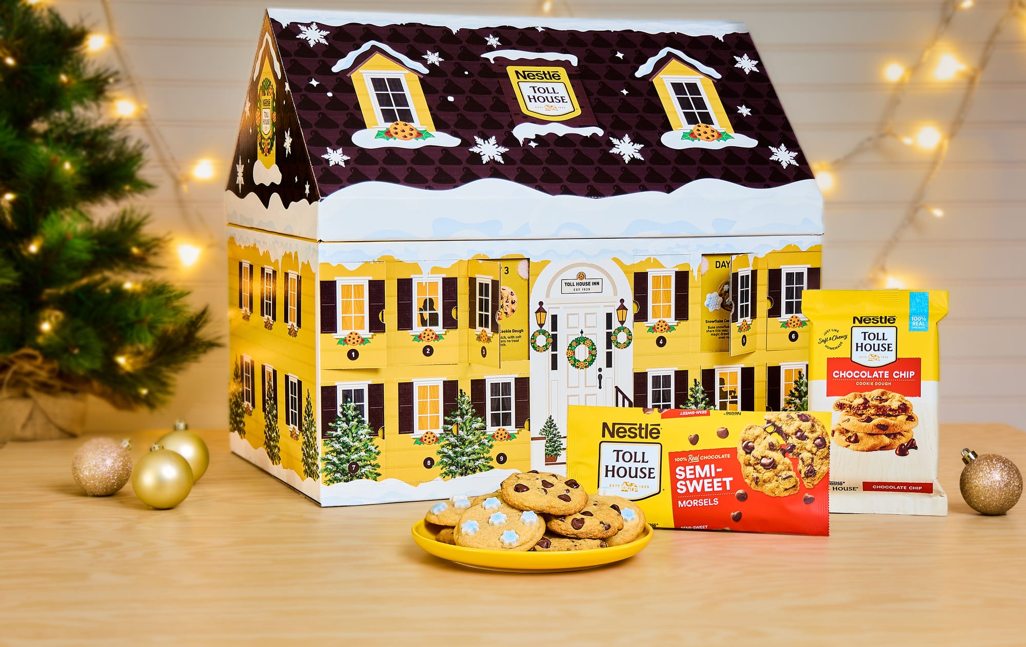 The 12 Days of NESTLÉ® TOLL HOUSE® Advent Calendar is available exclusively at tollhouse.com/adventcalendar for $29.99 on October 9, November 6, and December 4 (National Cookie Day) at 2pm ET, while supplies last. 