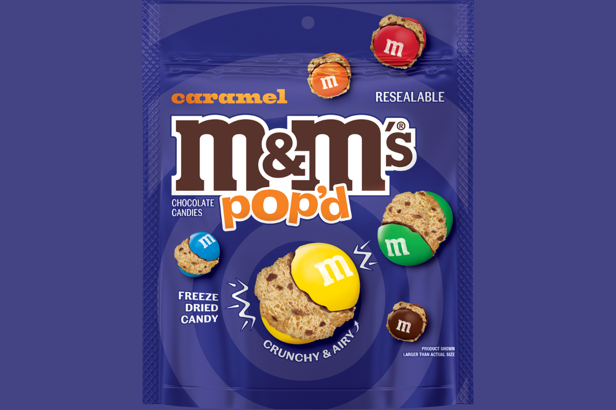 M&M'S POP'd Caramel offers a sweet, textural twist