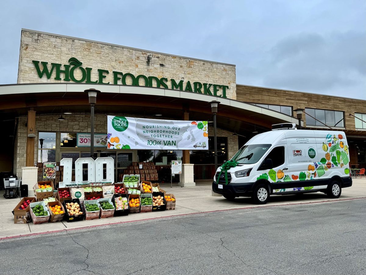Whole Foods Market donates 100th Nourishing Our Neighborhoods refrigerated Van t...