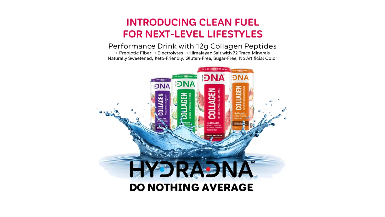 HydraDNA collagen-infused sparkling drink gets recognition at Expo West