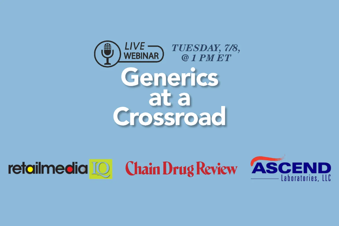 Webinar preview: “Generics at a Crossroad” to examine the future of generic medicines