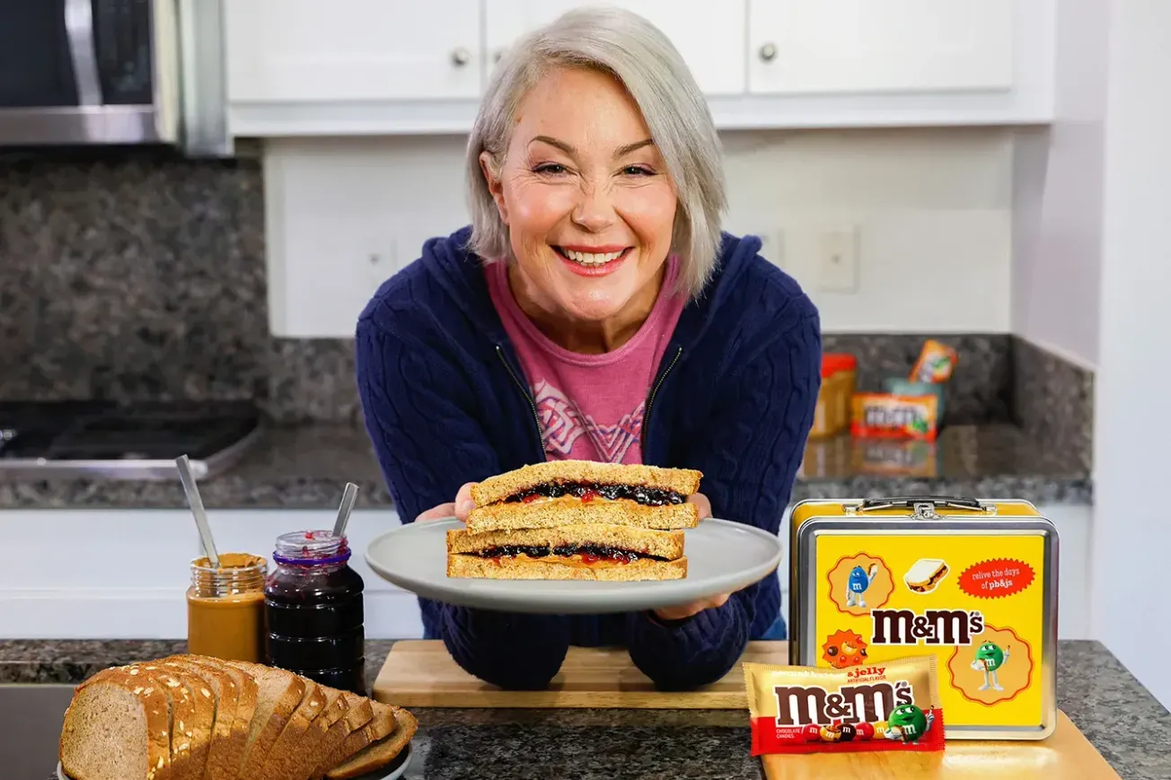 M&M’S taps into nostalgia with PB&J Lunch Giveaway featuring new candy flavor