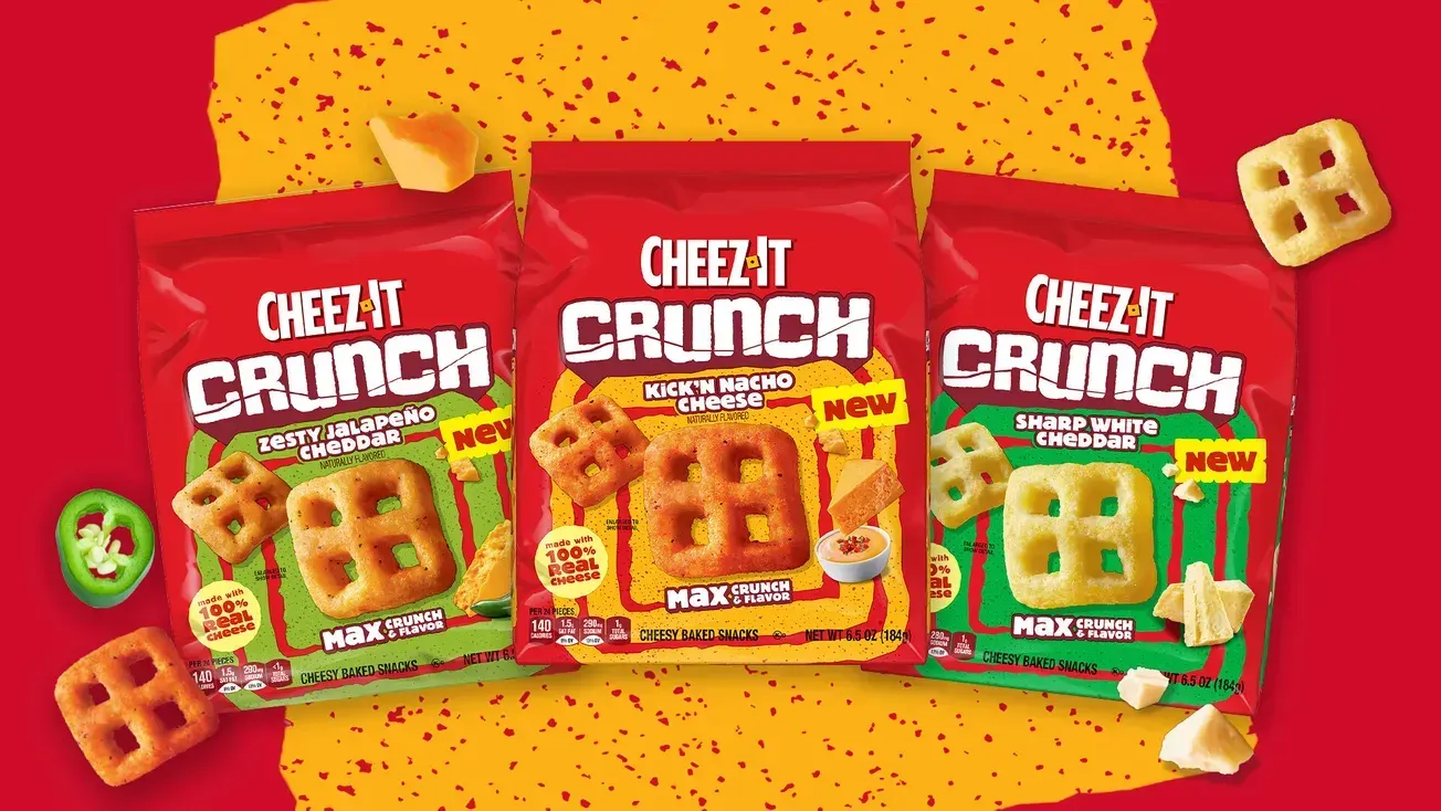 Cheez-It debuts new Cheez-It Crunch lineup