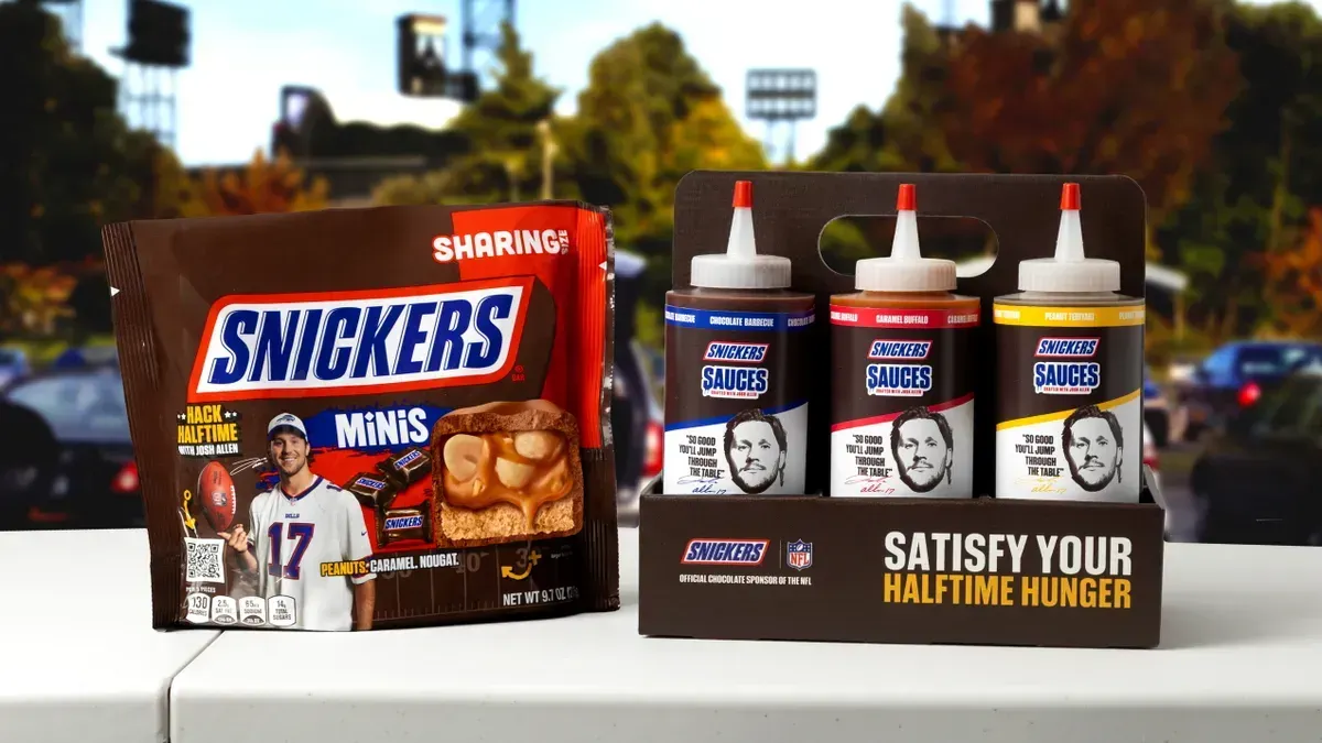 SNICKERS and Josh Allen team for saucy NFL promotion