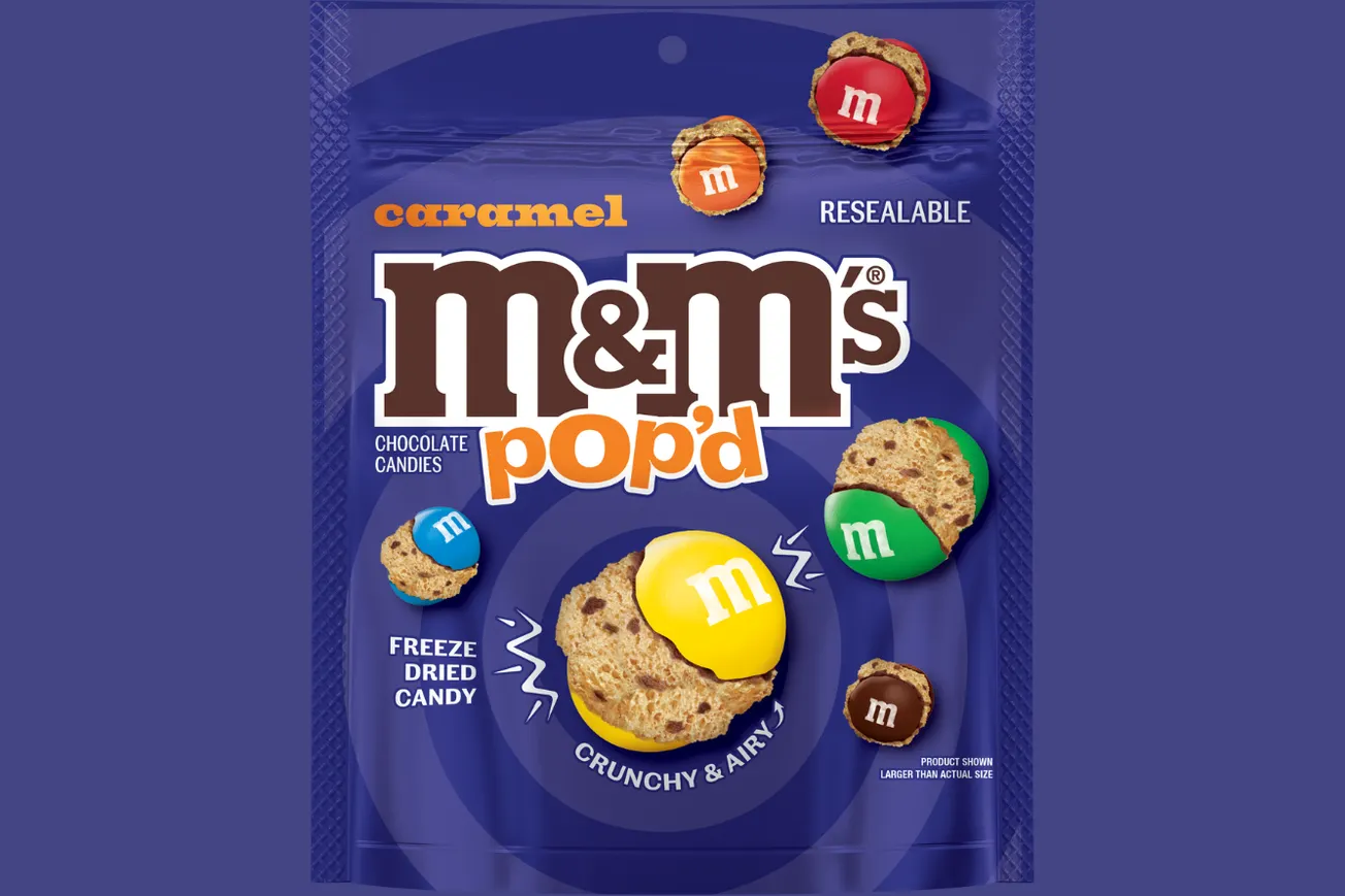 M&M’S POP’d Caramel offers a sweet, textural twist