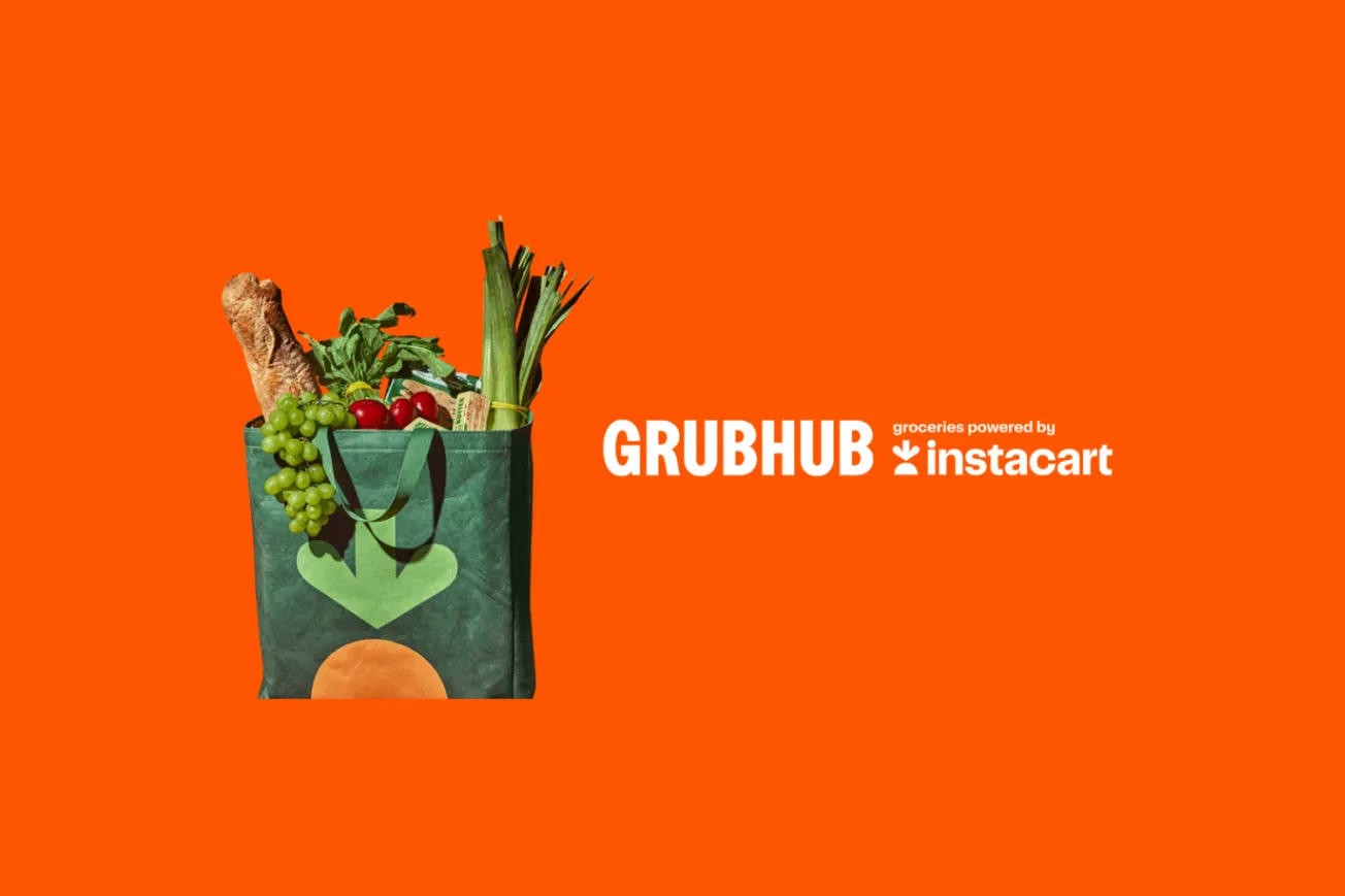 Grubhub moves into grocery with Instacart partnership