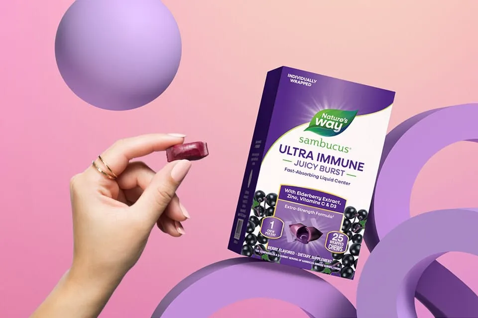 Nature’s Way introduces Sambucus Ultra Immune Juicy Burst