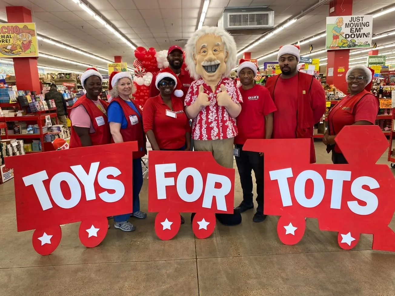 Ollie's Bargain Outlet raises over $1.3 million for the Marine Toys for Tots Program