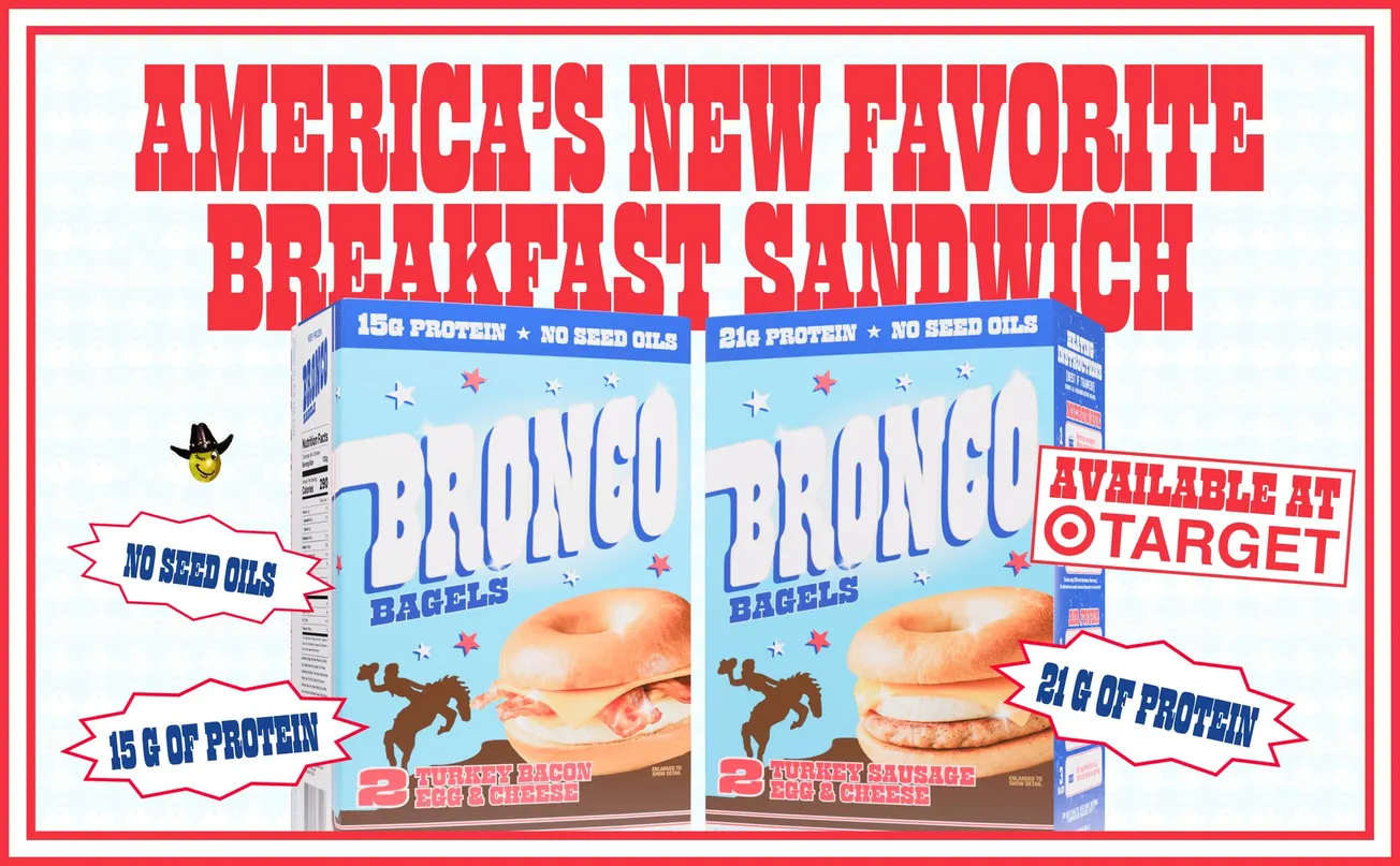 Bronco breakfast bagels now available at Target