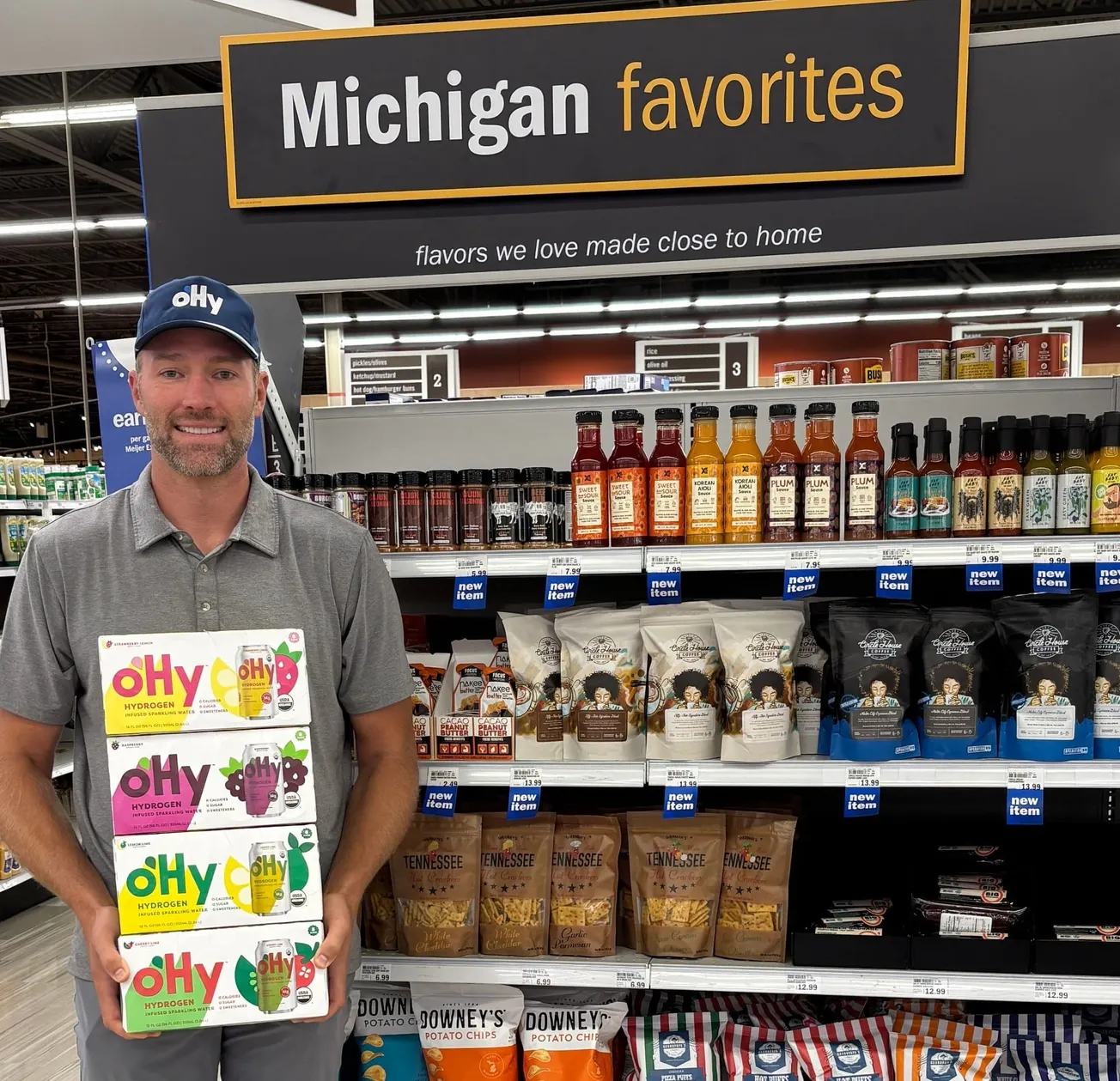 Meijer helps launch Grand Rapids beverage brand oHy
