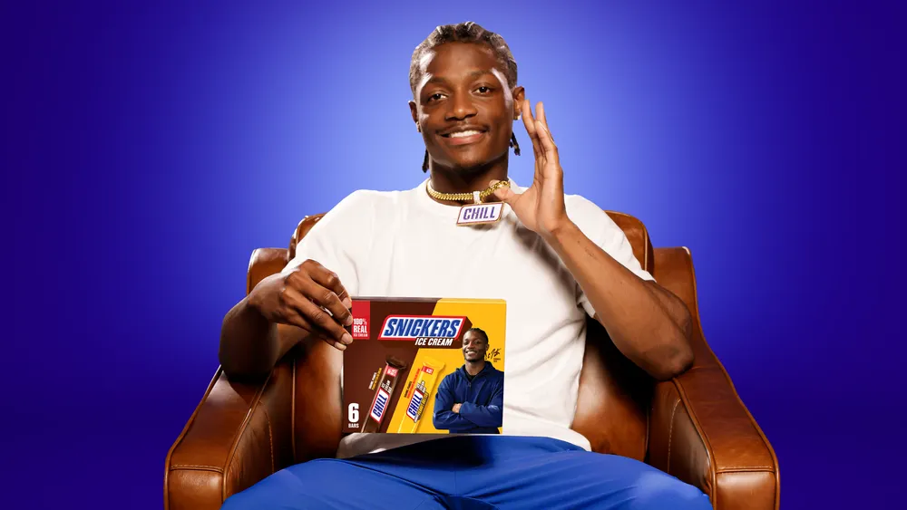 SNICKERS Ice Cream and NFL prospect Carnell Tate team up ahead of NFL Draft