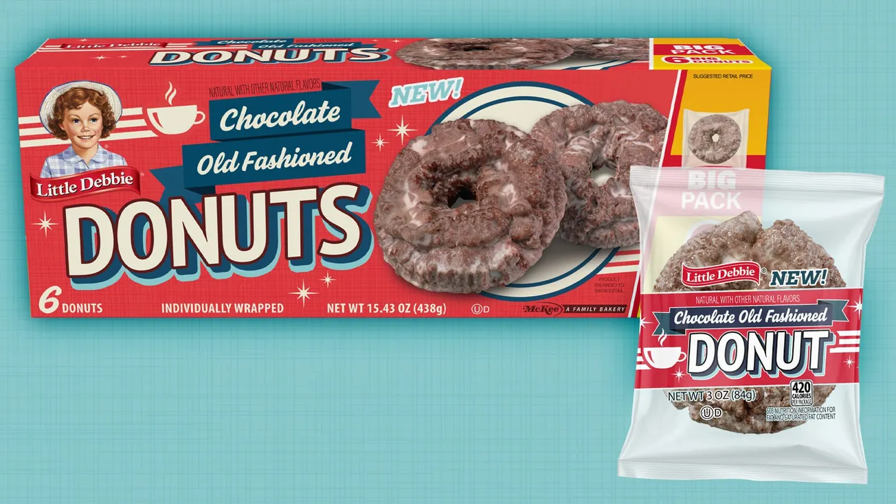 Little Debbie expands donut lineup with new Chocolate Old Fashioned Donuts