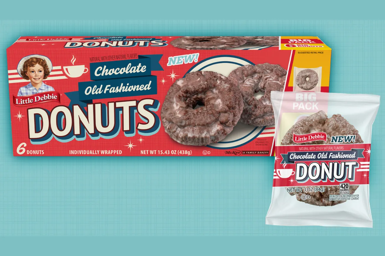 Little Debbie expands donut lineup with new Chocolate Old Fashioned Donuts