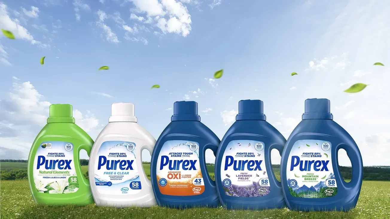 Purex relaunched with new formulas, modern look