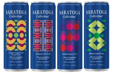 Saratoga Spring Water develops a bold new take on flavored sparkling water with Saratoga Collection