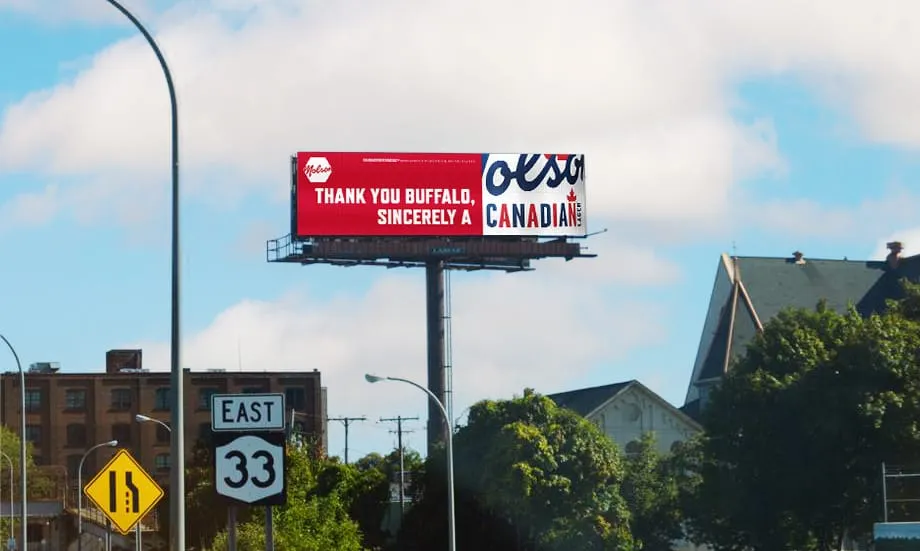 Molson Canadian brings “Cheer Canadian” to Buffalo, celebrating fans who united for the Canadian anthem