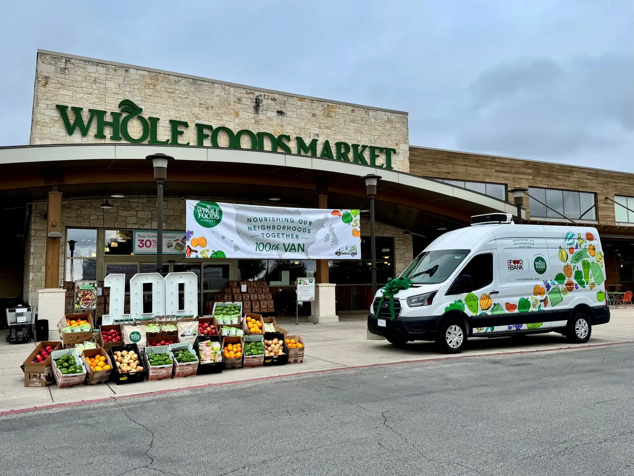 Whole Foods Market donates 100th Nourishing Our Neighborhoods refrigerated Van to San Antonio Food Bank