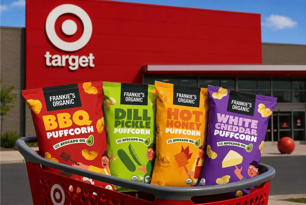 Frankie's Organic Snacks launches nationwide at Target