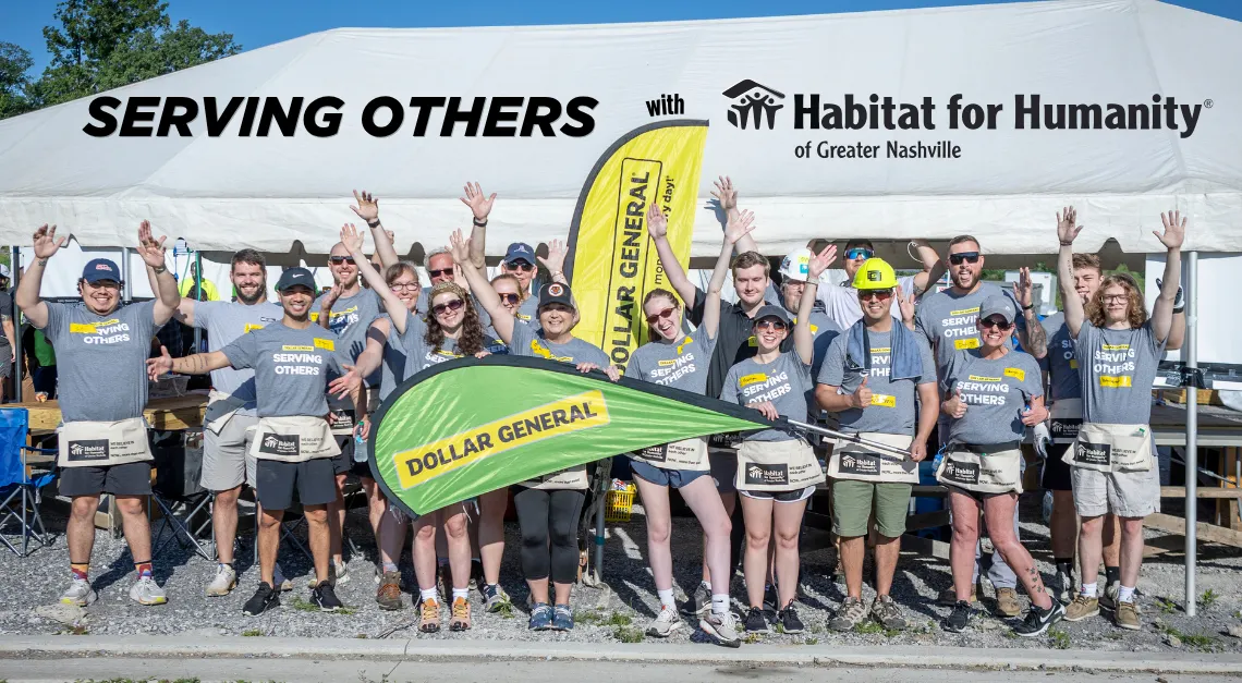 Dollar General marks 19 years of support for Habitat for Humanity in Nashville