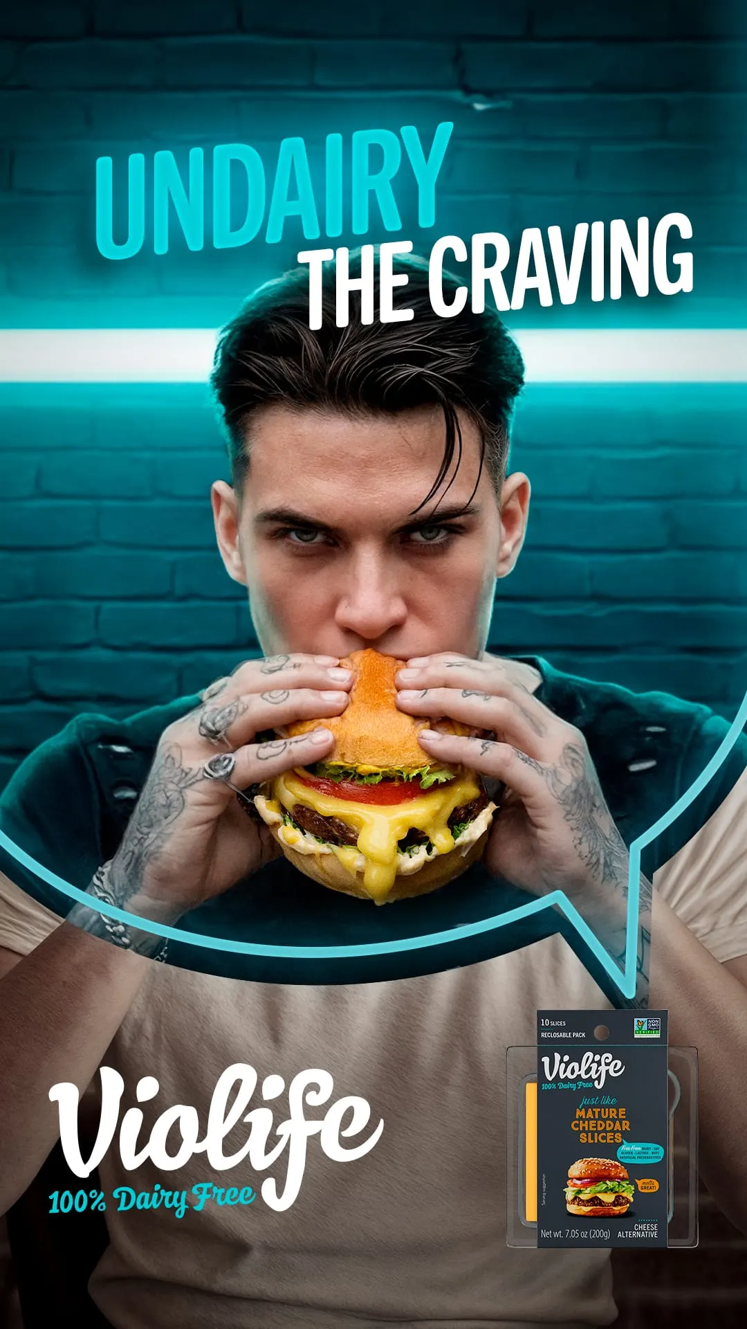 Violife unveils 'Undairy the Craving' campaign