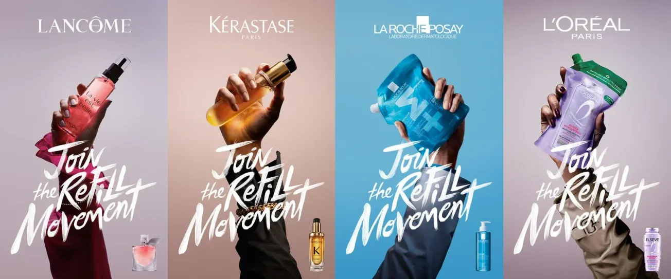 L’Oréal expands refillable beauty campaign
