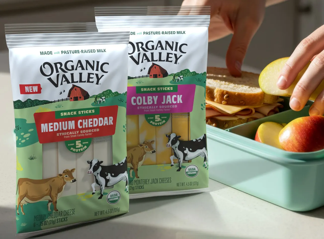 Organic Valley takes On-the-go snacking to next level with new cheese Snack Sticks