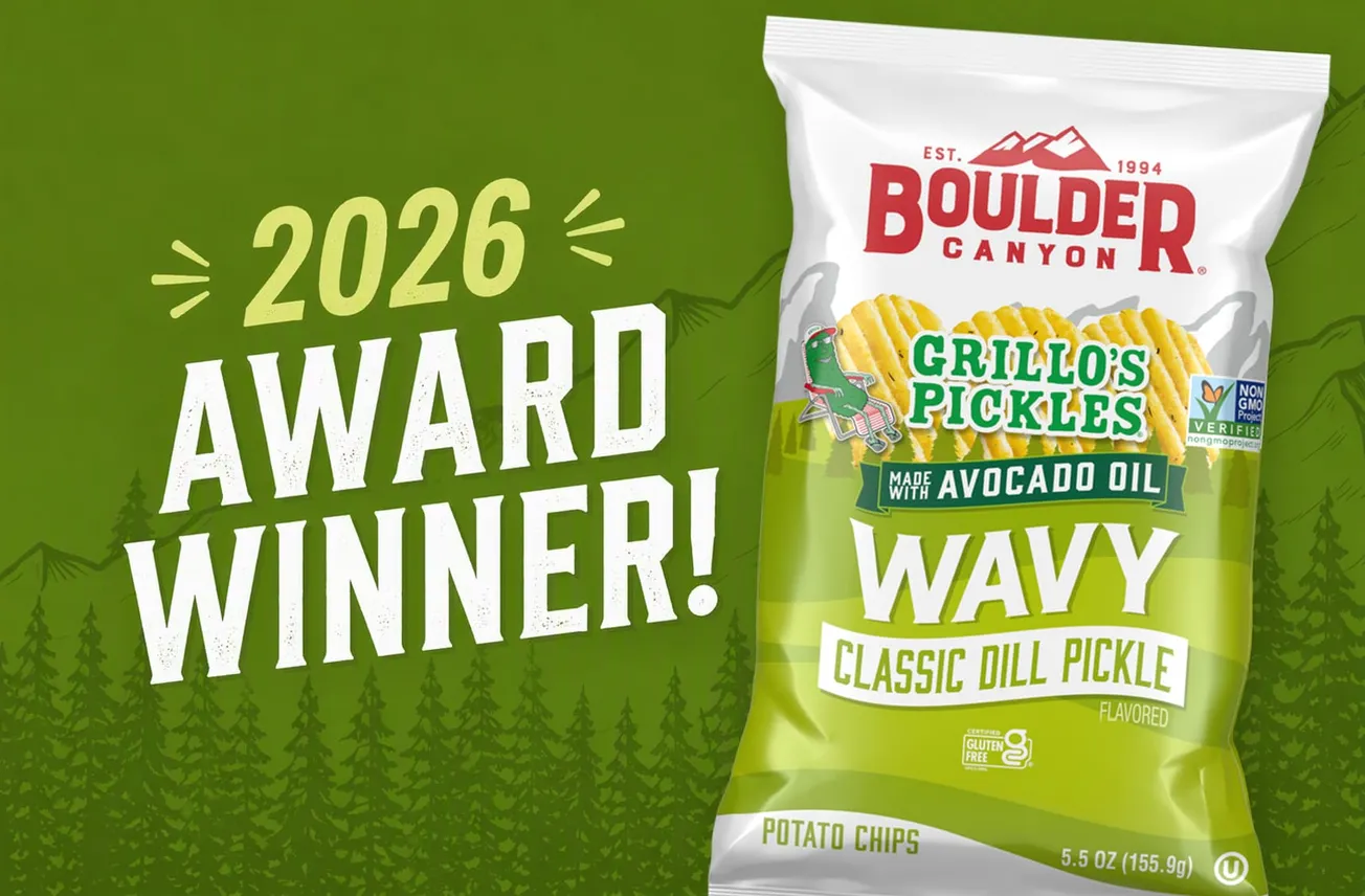 Boulder Canyon’s Wavy Grillo’s Classic Dill Pickle Flavored Chips selected as a Good Housekeeping 2026 Snack Awards winner