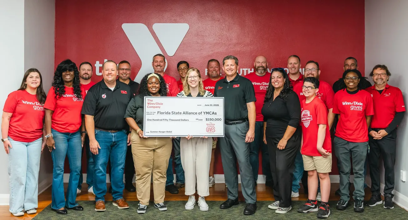 The Winn-Dixie Company combats summer hunger with $150,000 donation to Florida State Alliance of YMCAs