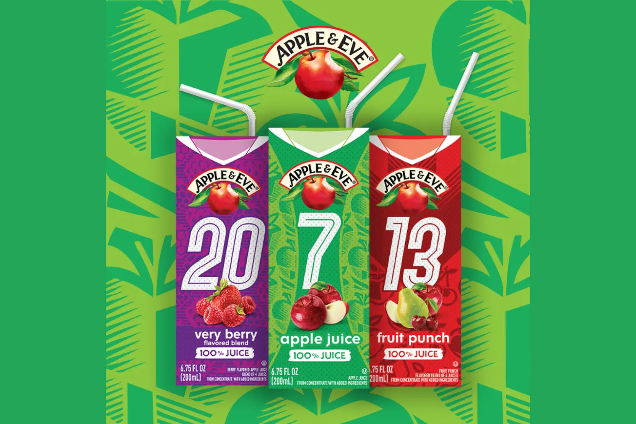 Apple & Eve launches limited-edition soccer-inspired packaging for Summer