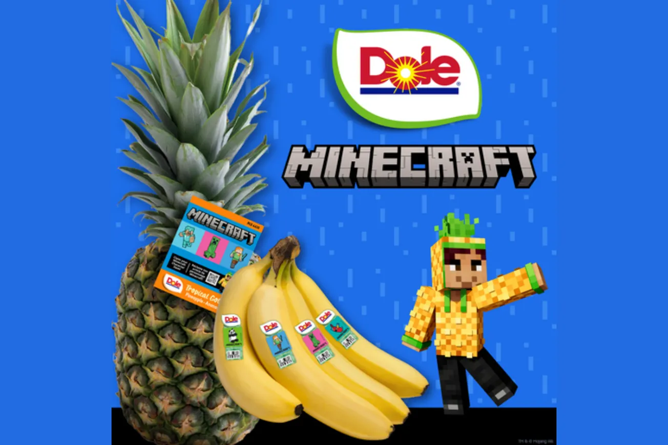 Dole expands second year of successful global ad campaign with Minecraft