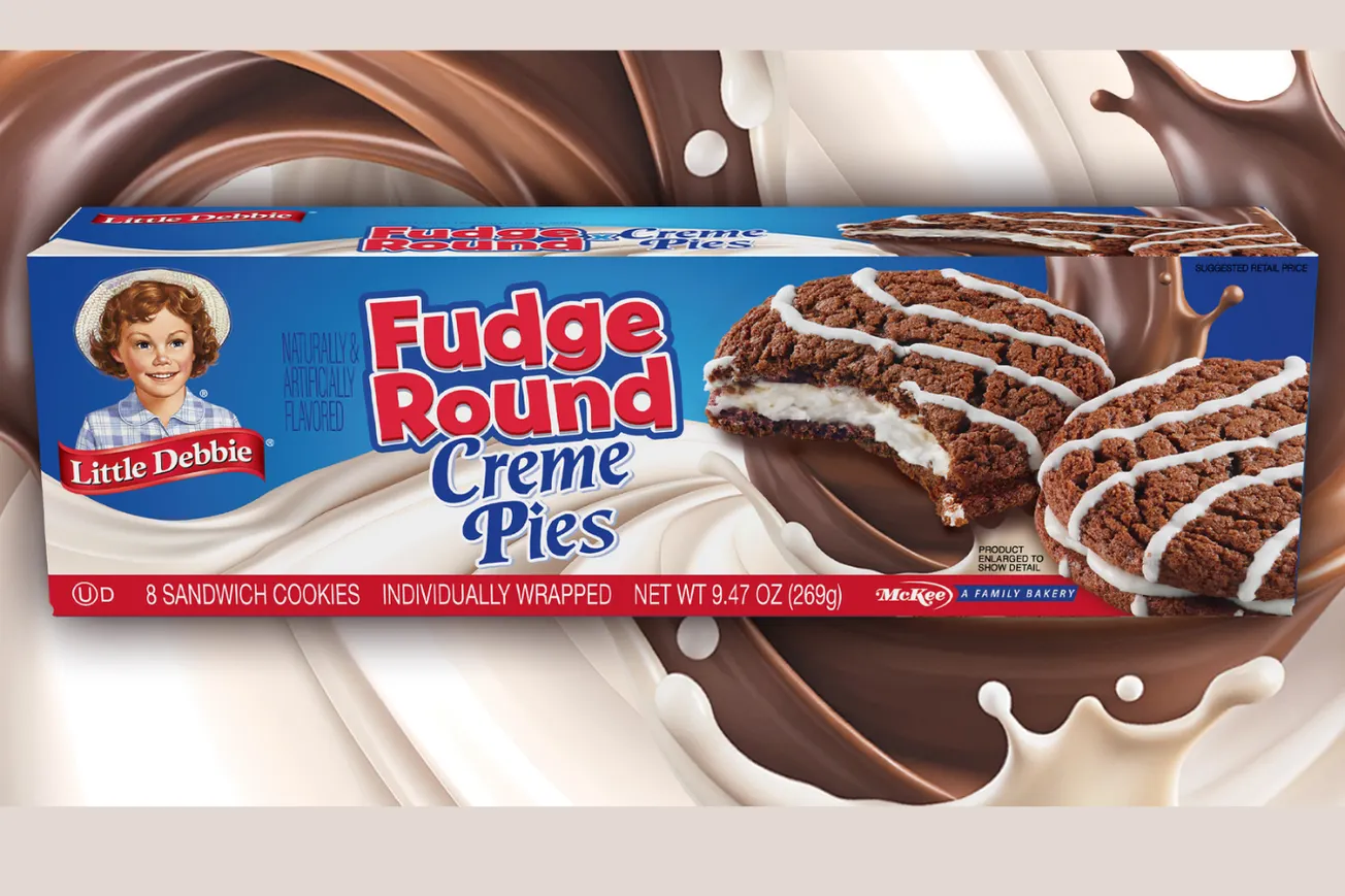 Little Debbie Snacks unveils the new Fudge Round Creme Pie