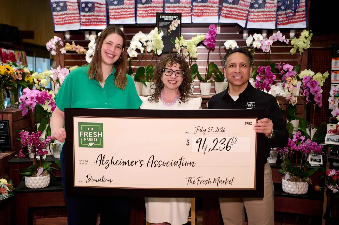 The Fresh Market surpasses Alzheimer’s & Brain Awareness Month fundraising goal