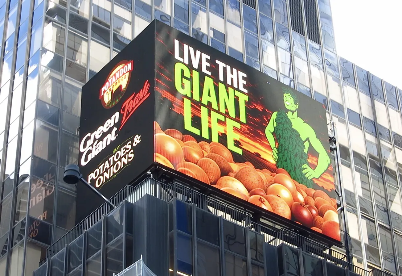 Green Giant Fresh goes big with "Live the Giant Life" in Times Square