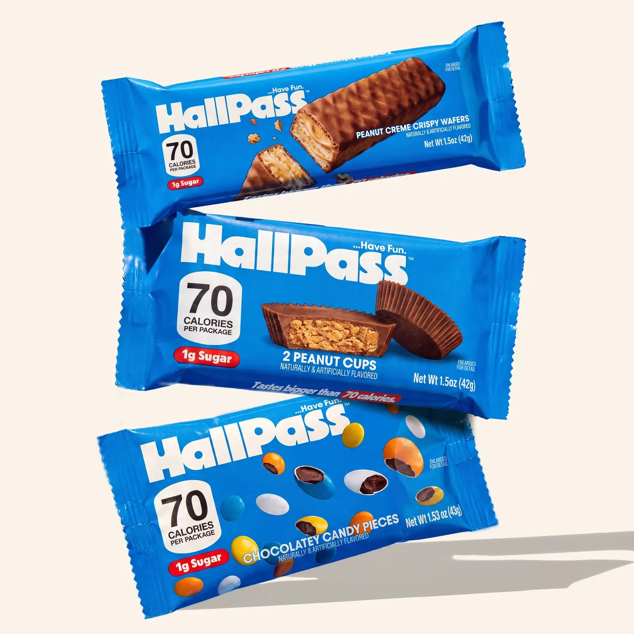 HallPass launches nationwide at Walmart with 70-calorie candy