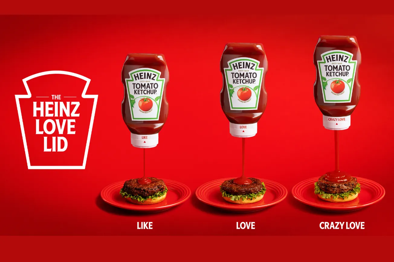 HEINZ rolls out the Love Lid, the first customizable ketchup lid made for summer's favorite foods