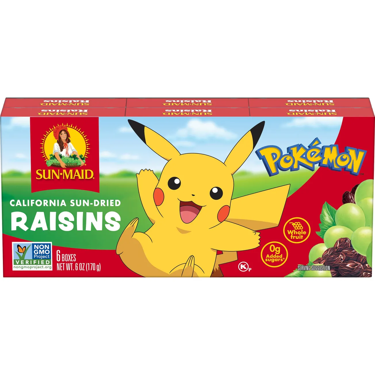 Sun-Maid takes Pikachu Snacks back-to-School with Pokémon-themed raisin 6-packs