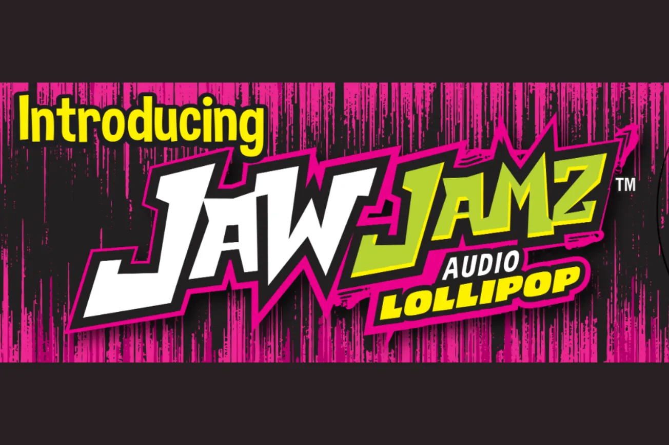 Foreign Candy debuts music-playing Jaw Jamz lollipop