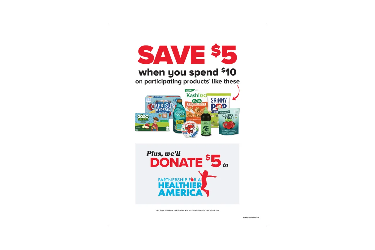 GIANT and PHA team up for back-to-school campaign