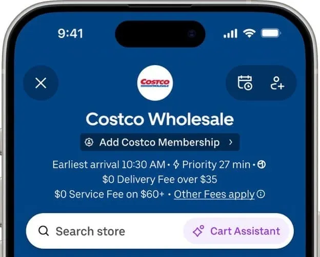 Costco expands Uber Eats delivery to 47 states