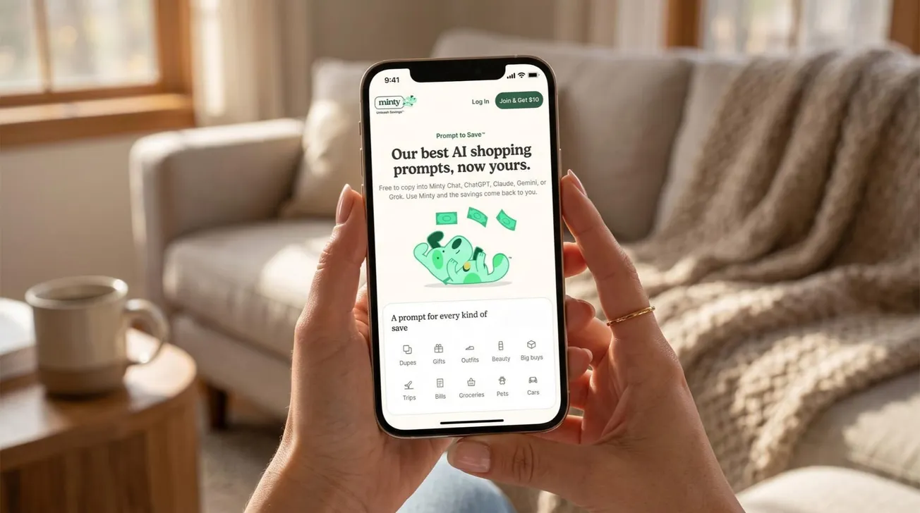 Minty launches Prompt to Save to help shoppers find the best deals with AI