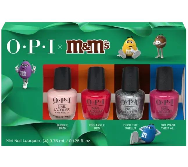 OPI and Mars launch merry M&M’S inspired holiday collection