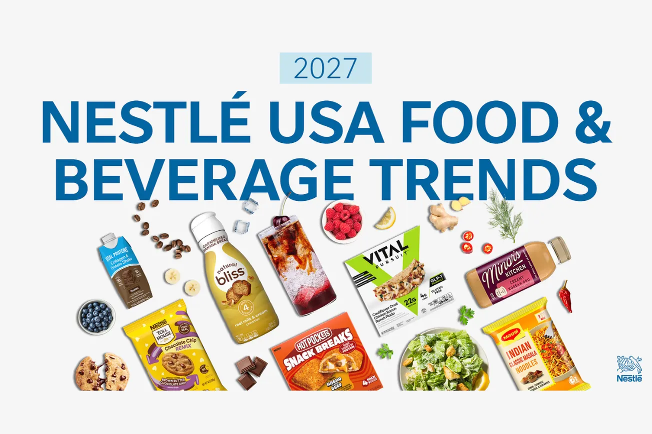 Nestlé maps 2027 food, beverage trends