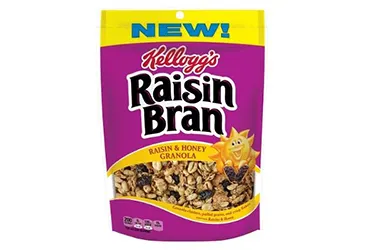 Kellogg's raisin brand granola