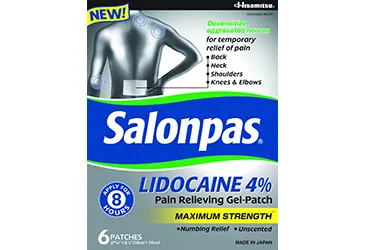 Hisamitsu introduces Salonpas patch with lidocaine