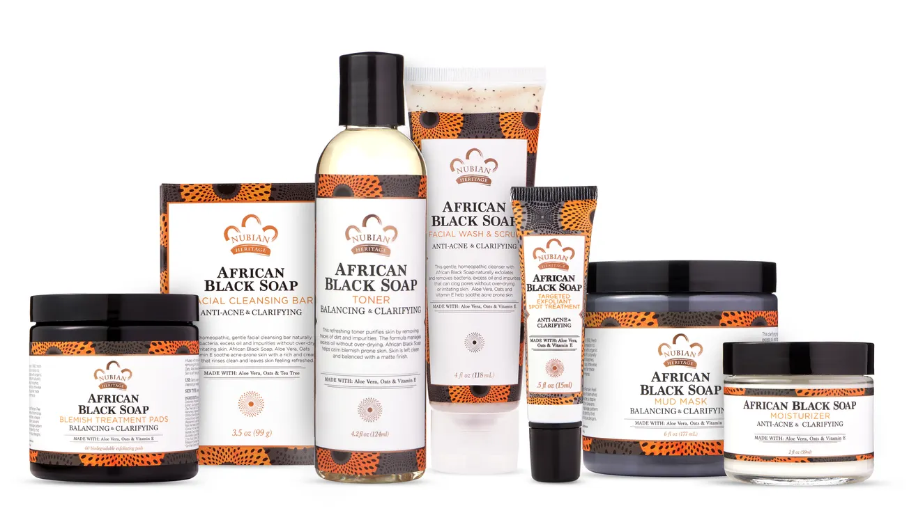 African Black Soap Facial Care line debuts