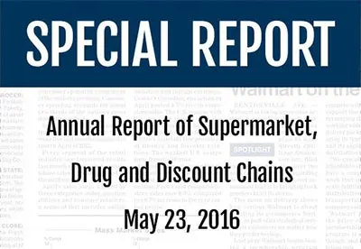 Annual Report of Supermarket, Drug and Discounts Chains