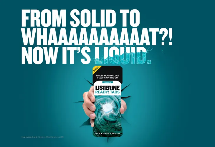 Listerine launches solid-to-liquid tablets