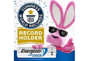 Energizer battery receives Guinness World Records title