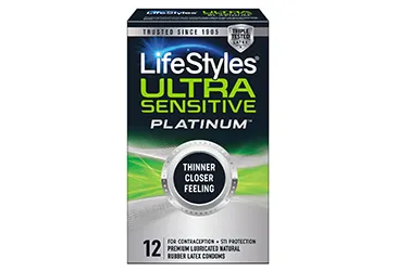 LifeStyles announces thinnest latex condom, Ultra-Sensitive Platinum