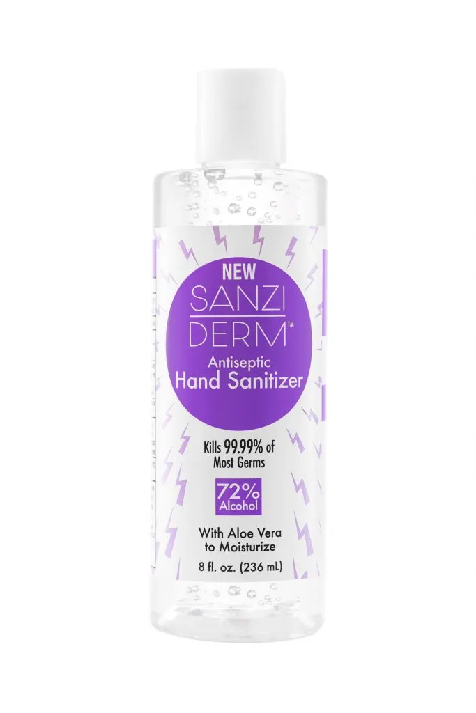New hand sanitizer brand Sanzi-Derm available